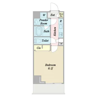 CK-Tiere【3階】の間取り