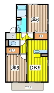 エスぺーロドルチェ【1階】の間取り