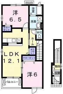 サン・ガーデン【2階】の間取り