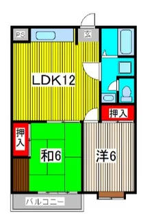 ハイツトミ【3階】の間取り