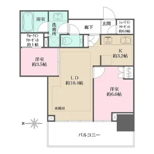 大崎ステーションレジデンス【29階】の間取り