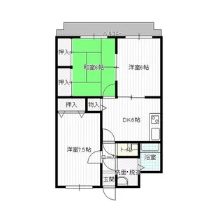 レジデンスミカサ【1階】の間取り