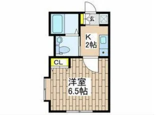 ビッグオレンジ中里A棟【1階】の間取り