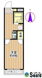 ドルフィン筑縄【3階】の間取り
