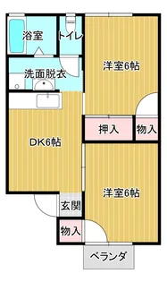 セジュール池田【1階】の間取り