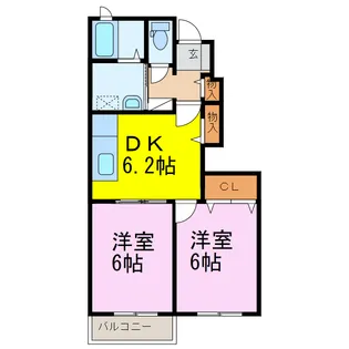マードレCD【1階】の間取り
