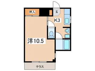 フォレスト1【1階】の間取り