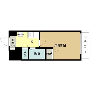 ウィンヒルズ難波西【5階】の間取り