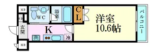 ウイング稲荷町【12階】の間取り