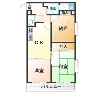 ピアウエスト西明石【5階】の間取り