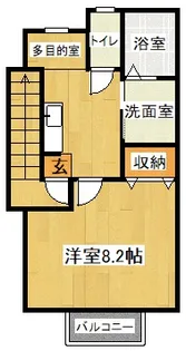 フォレスト南関 A【2階】の間取り