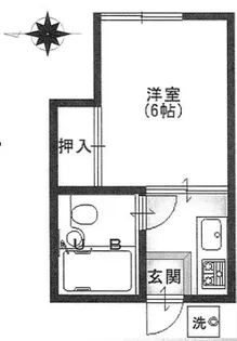 コーポラス野島【1階】の間取り