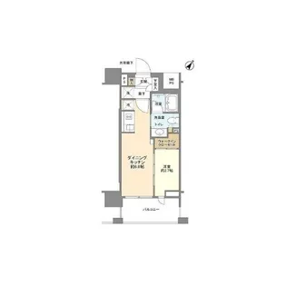 クレヴィア日本橋水天宮前 HAMACHO RESIDENCE【11階】の間取り