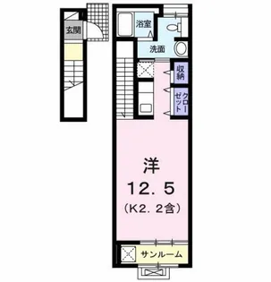アンジュ・ブローテ【2階】の間取り