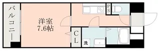 S RESIDENCE熊本駅前【2階】の間取り