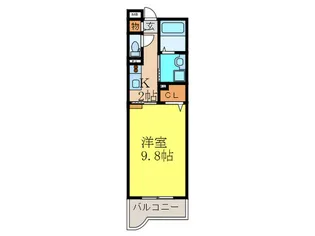 ヌ-ヴェル・バ-グ【3階】の間取り