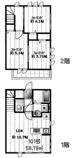 リヴィエール下井草【2階】の間取り