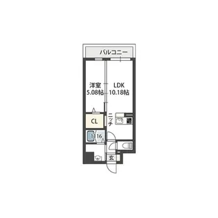 グランパシフィック花園innovation【5階】の間取り