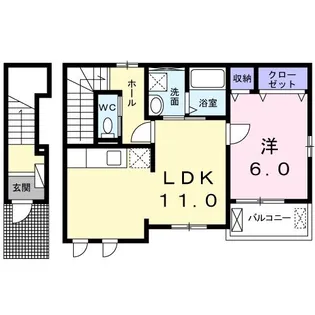フランII【2階】の間取り
