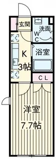 KITAAYASE土夢洲【3階】の間取り