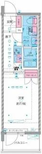 GENOVIA横浜石川町【4階】の間取り