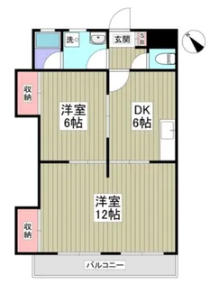 レジデンス田中A【1階】の間取り