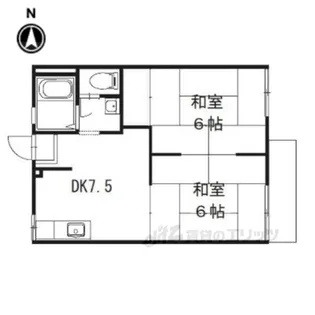 ファミールコーポ高屋7【2階】の間取り