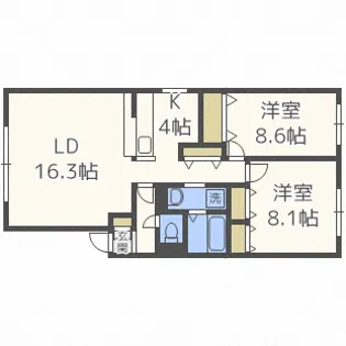 ING-RII【1階】の間取り
