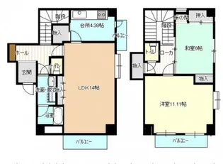 井原ビル【3階】の間取り