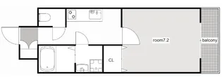 クレシェール大須【9階】の間取り