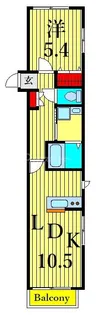 カサリージュIII【1階】の間取り