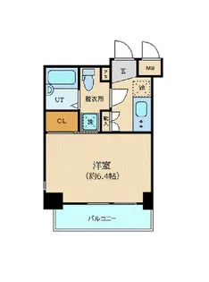 プレール・ドゥーク虎ノ門【4階】の間取り