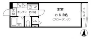 ヴィーアセッテ【5階】の間取り