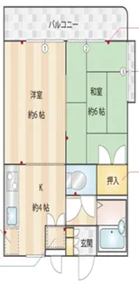 ロンドンヴィレッジ【2階】の間取り