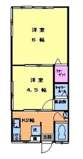 池田荘【2階】の間取り