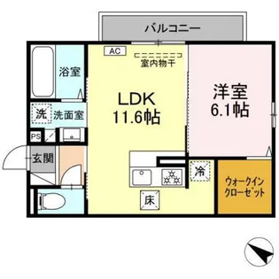 Comfort LifeII【1階】の間取り