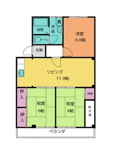 ENNビレッジ・沼津【2階】の間取り