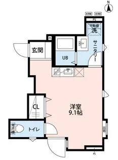 ラミアールコート東府中【1階】の間取り