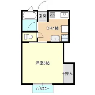 トリコロール IV【1階】の間取り