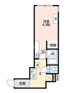 LUORE HATAGAYA【1階】の間取り