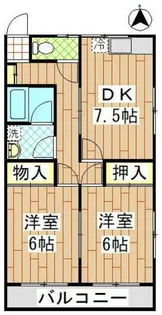 ドエル・カトレア【2階】の間取り
