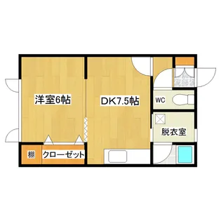 コーポ志栄館【2階】の間取り