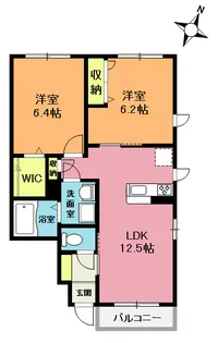 ポルト未来 B【1階】の間取り