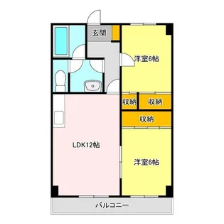 シャルムレジデンス御幸ヶ原【3階】の間取り
