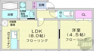 SecondHouse-Villa【3階】の間取り