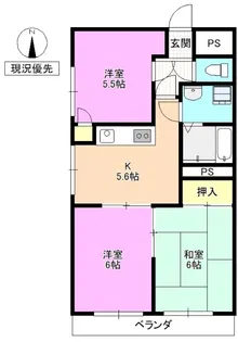 小林マンション【2階】の間取り