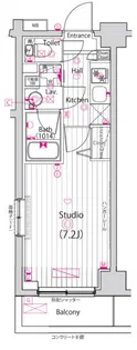ガーラ・プレシャス横浜西谷【1階】の間取り