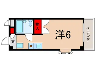 ベルメゾン片岡【3階】の間取り