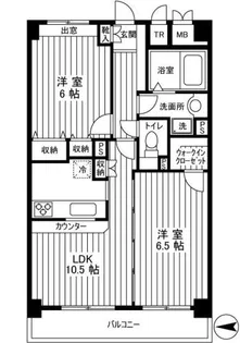 レジデンス富士【2階】の間取り