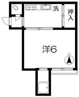 信愛荘【2階】の間取り